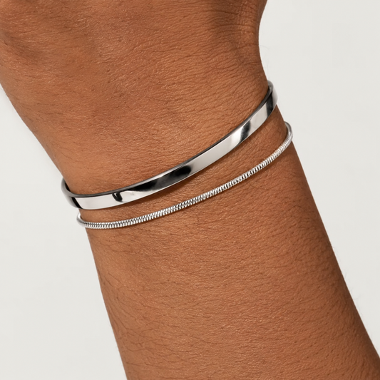 Dainty Cuff Cuban Link Bracelets