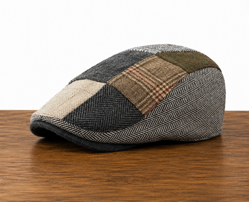 Patchwork Tweed Flat Cap | BRIDGER
