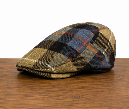 Wool Blend Flat Cap | GLACIER