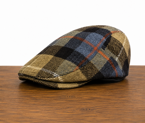 Wool Blend Flat Cap | GLACIER