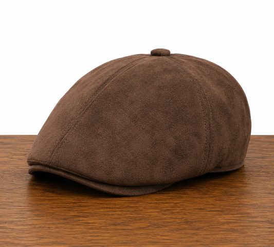 Suede Newsboy Cap | ATHENS
