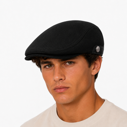 Wool Blend Flat Cap | HUDSON