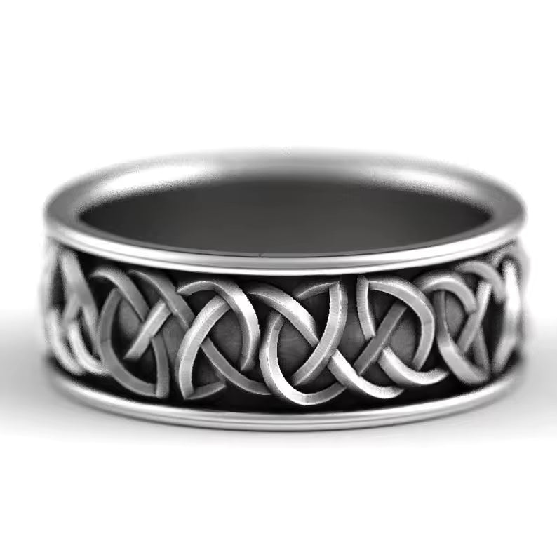 Nordic Mythology Giant Wolf Men Ring