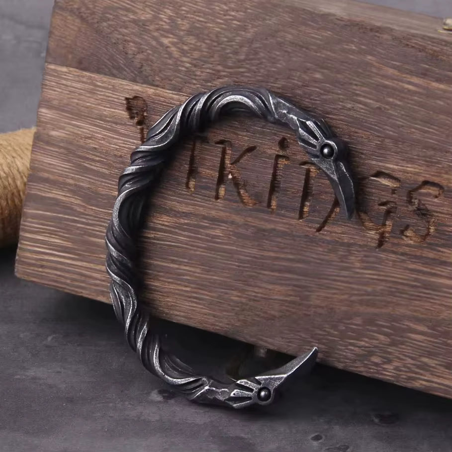 Viking Norse Raven Bracelet