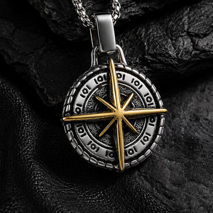 Vintage Compass Pendant